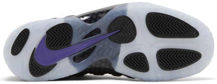 Кроссовки Nike Little Posite One GS 'Eggplant' 2024, фиолетовый — фото 4