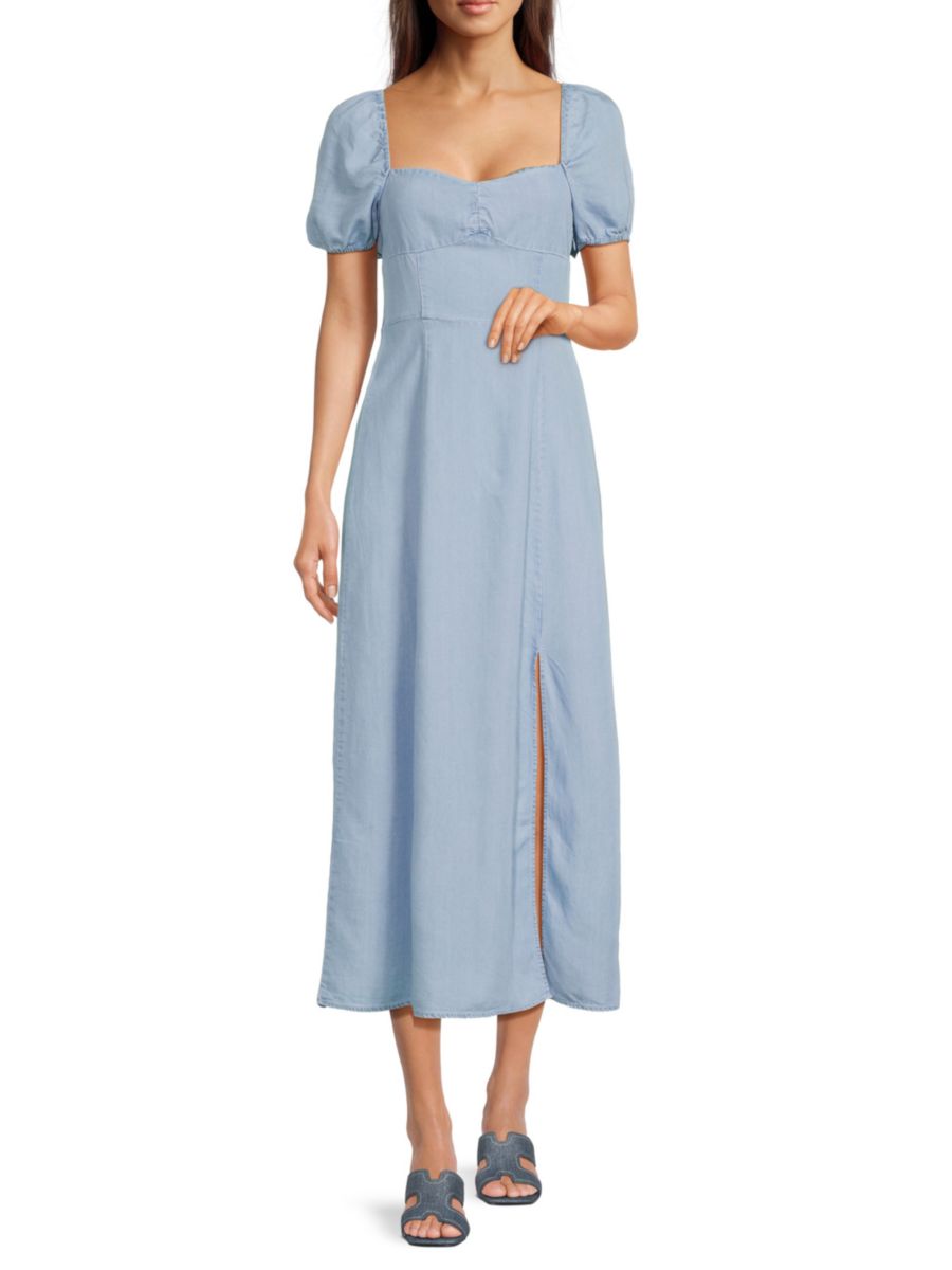 

Платье А-силуэта с рукавами-фонариками Dania RD style, цвет Light Blue Denim