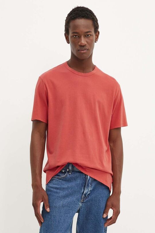 

Хлопковая футболка Levi's, красный