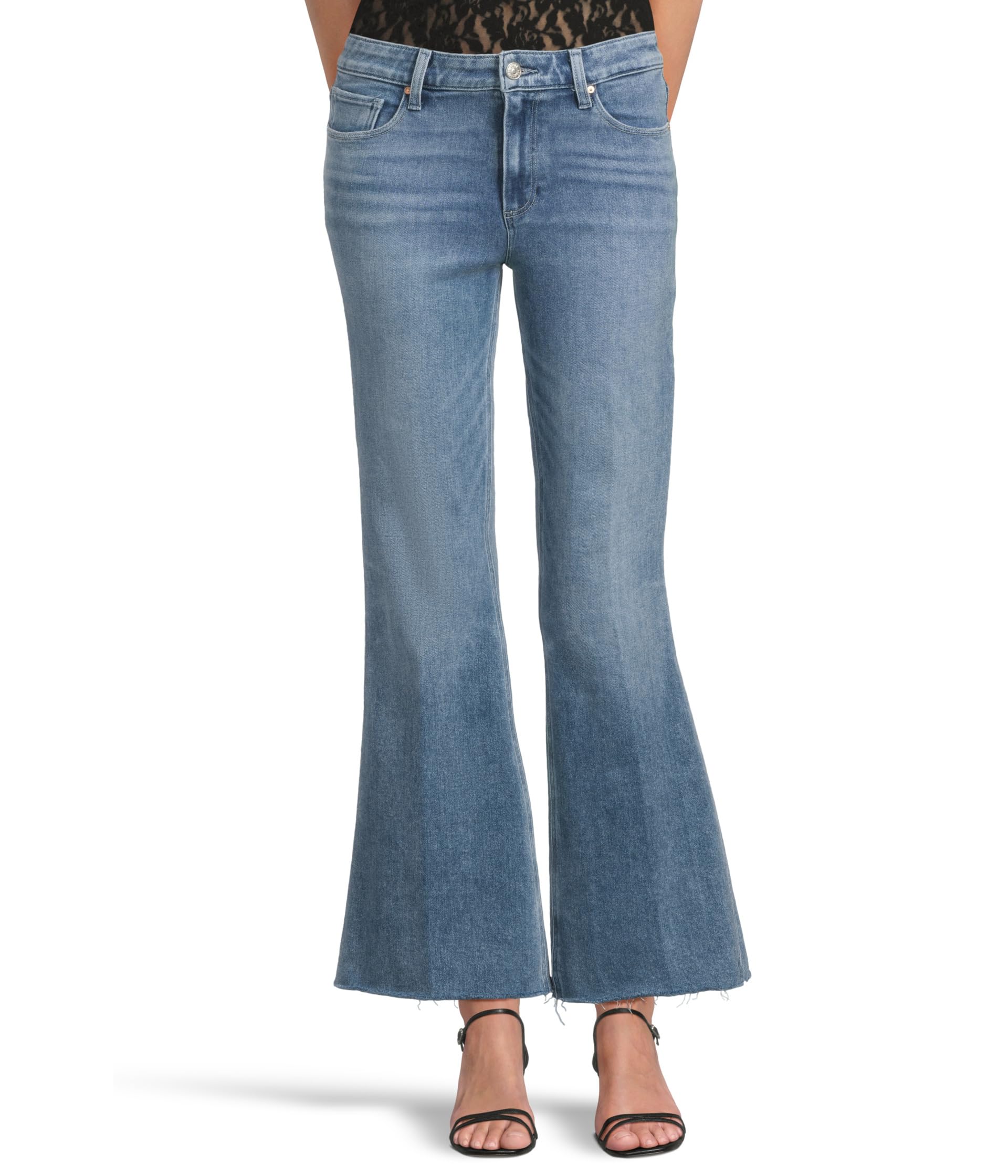 

Джинсы Paige Marlow Skimmer Raw Hem in Bebop, цвет Bebop