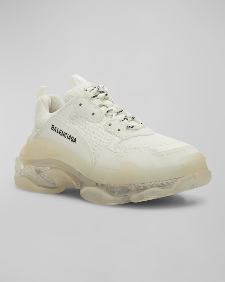 Кроссовки Triple S с прозрачной подошвой Balenciaga — фото 3