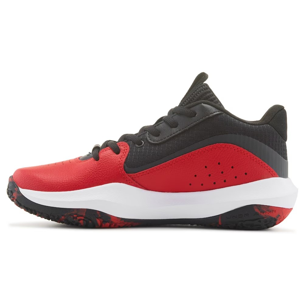 Баскетбольные кроссовки Lockdown 7 для больших детей Under Armour, красный — фото 4