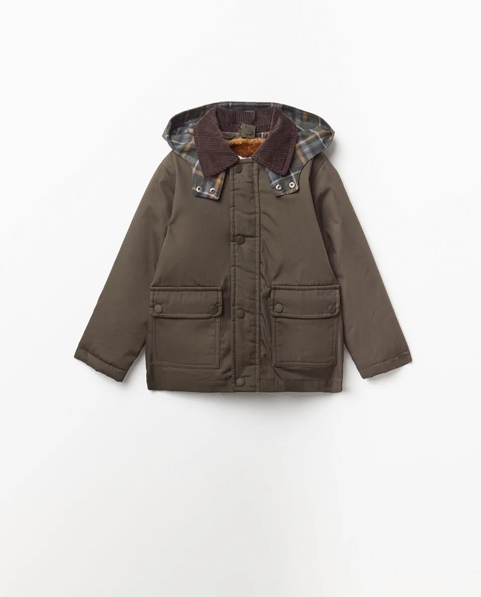 

Парка водонепроницаемая с капюшоном Sfera, хаки