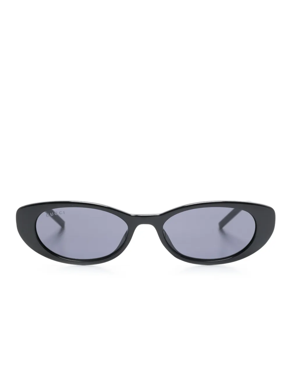 

Солнцезащитные очки в овальной оправе Gucci Eyewear, черный