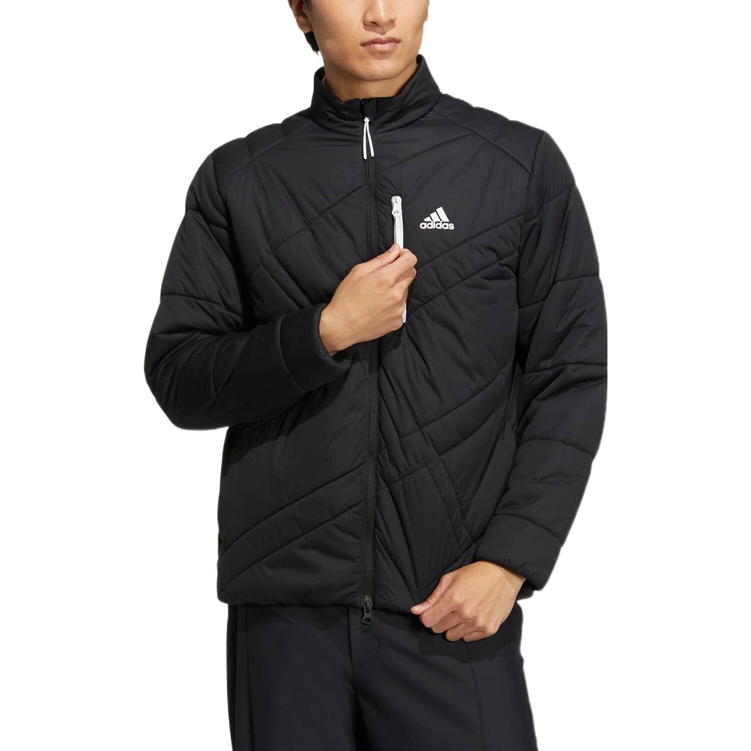 Стеганая куртка Adidas Logo Insulation Padded, черный — фото 2