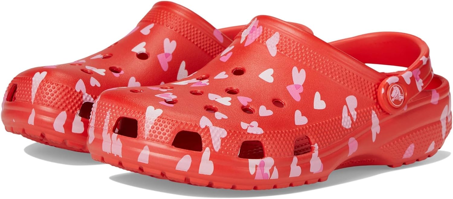 

Унисекс сабо Crocs Classic с графическим принтом, красный
