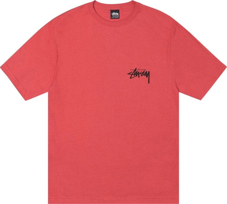 

Футболка Stussy Dog Collage 'Pepper', красный