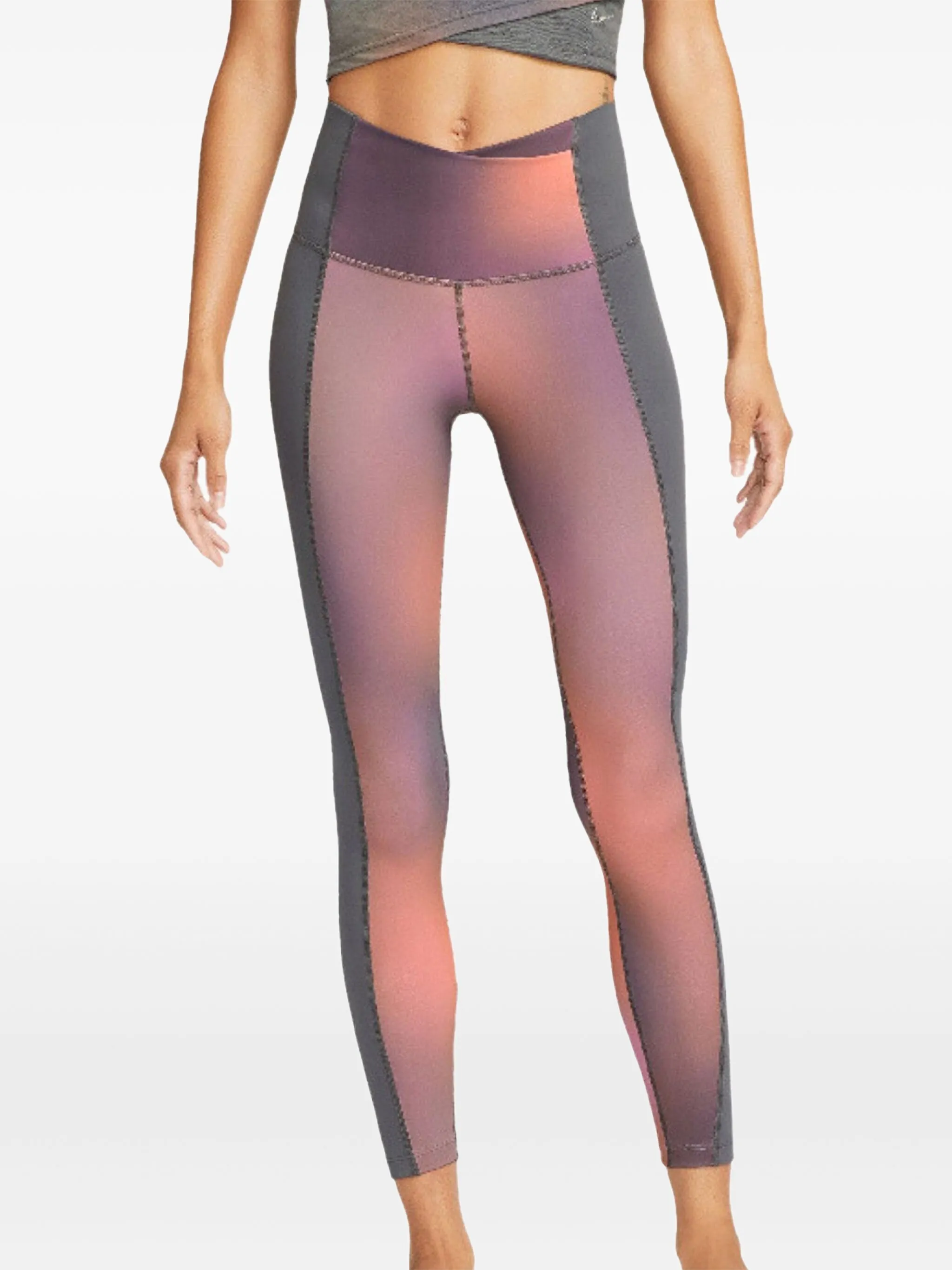 

Легинсы Dri-FIT Iron Grey/Multicolour Nike, серый