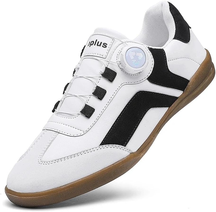 

Мужские кроссовки AoPlus с вращающейся пряжкой - удобная модная обувь для повседневной носки, белый