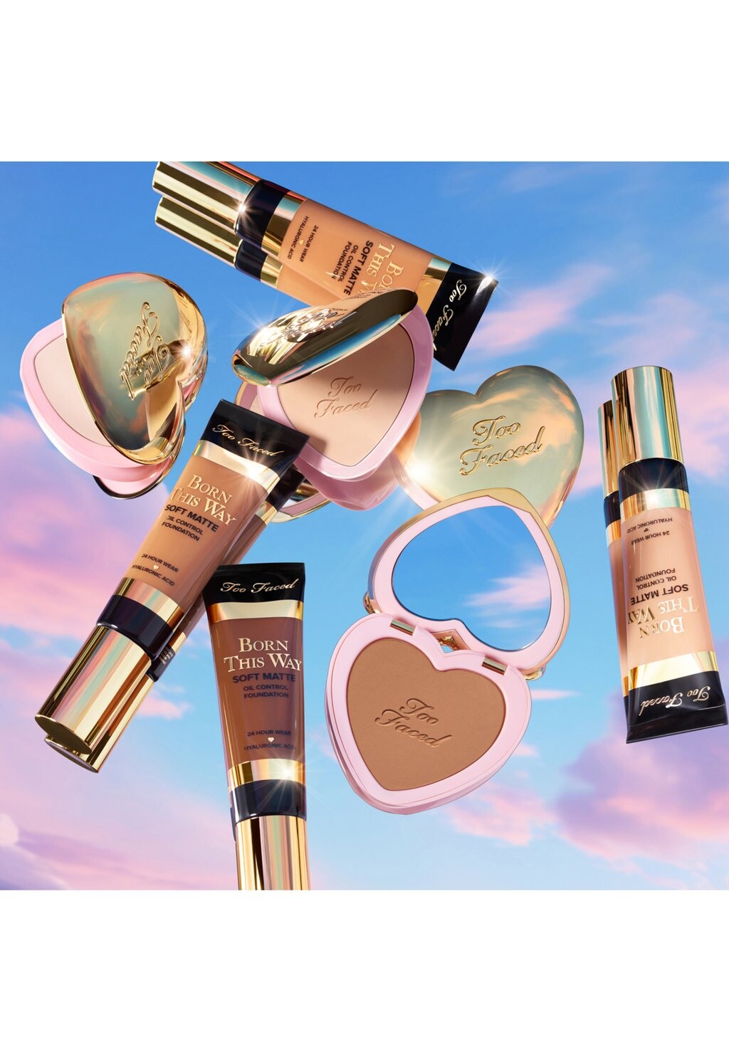 

Румяна Born This Way Soft Blur Too Faced, цвет Deep