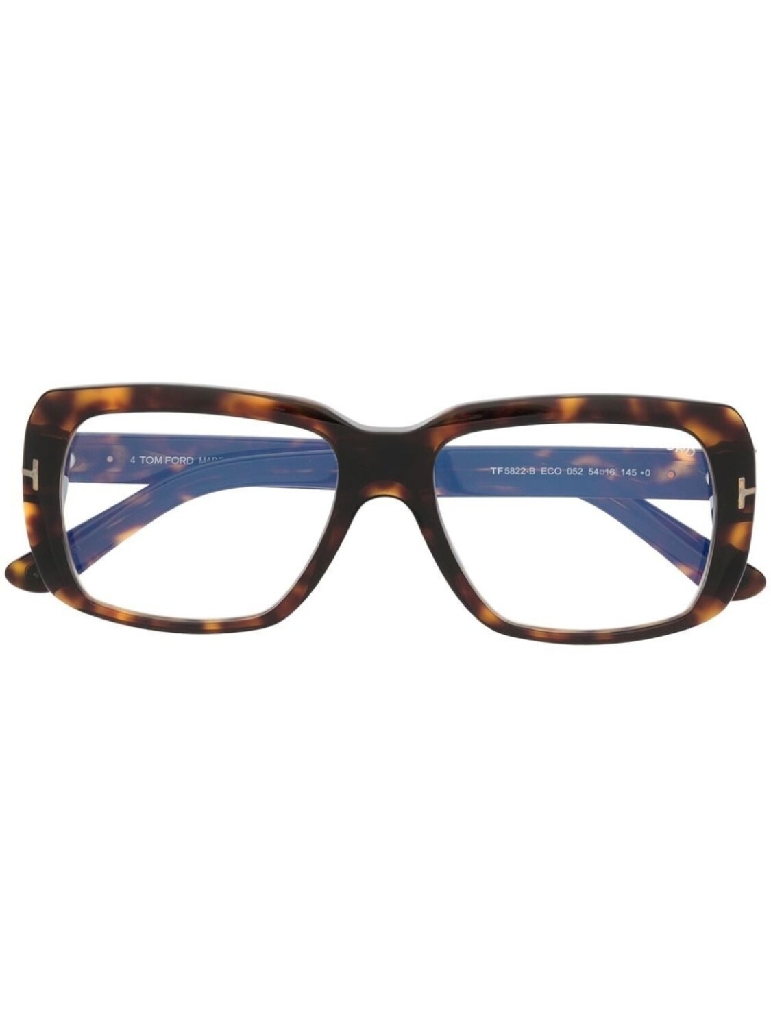 

TOM FORD Eyewear очки в квадратной оправе, коричневый