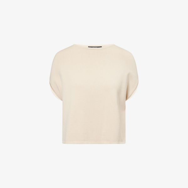 

Топ Weekend Max Mara Breda из эластичного трикотажа без рукавов, бежевый