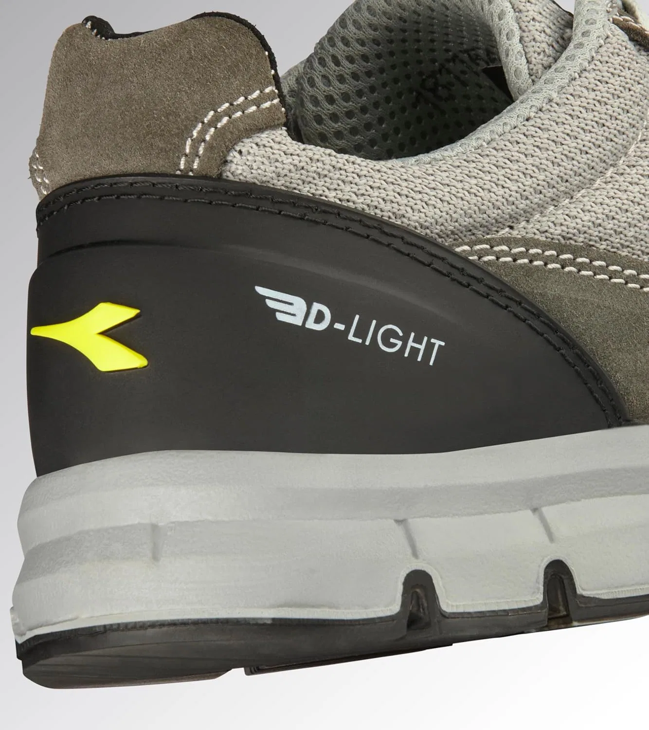 Рабочие кроссовки Utility Diadora - низкие рабочие кроссовки Run Text Low S1P SRC ESD для мужчин и женщин, C0493 Castle Rock Aluminium — фото 3