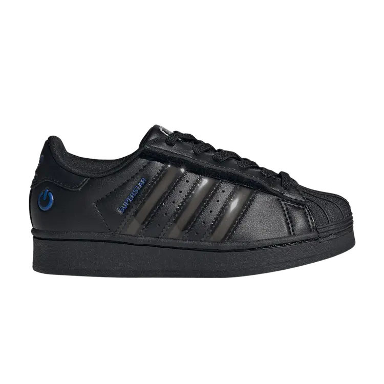 

Кроссовки adidas Superstar Comfort Closure EL C 'Led Lights Stripes - Black Preloved Violet', черный