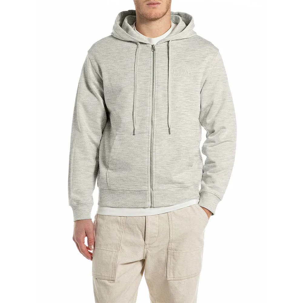 

Толстовка Replay M3188.000.23802 full zip, серый