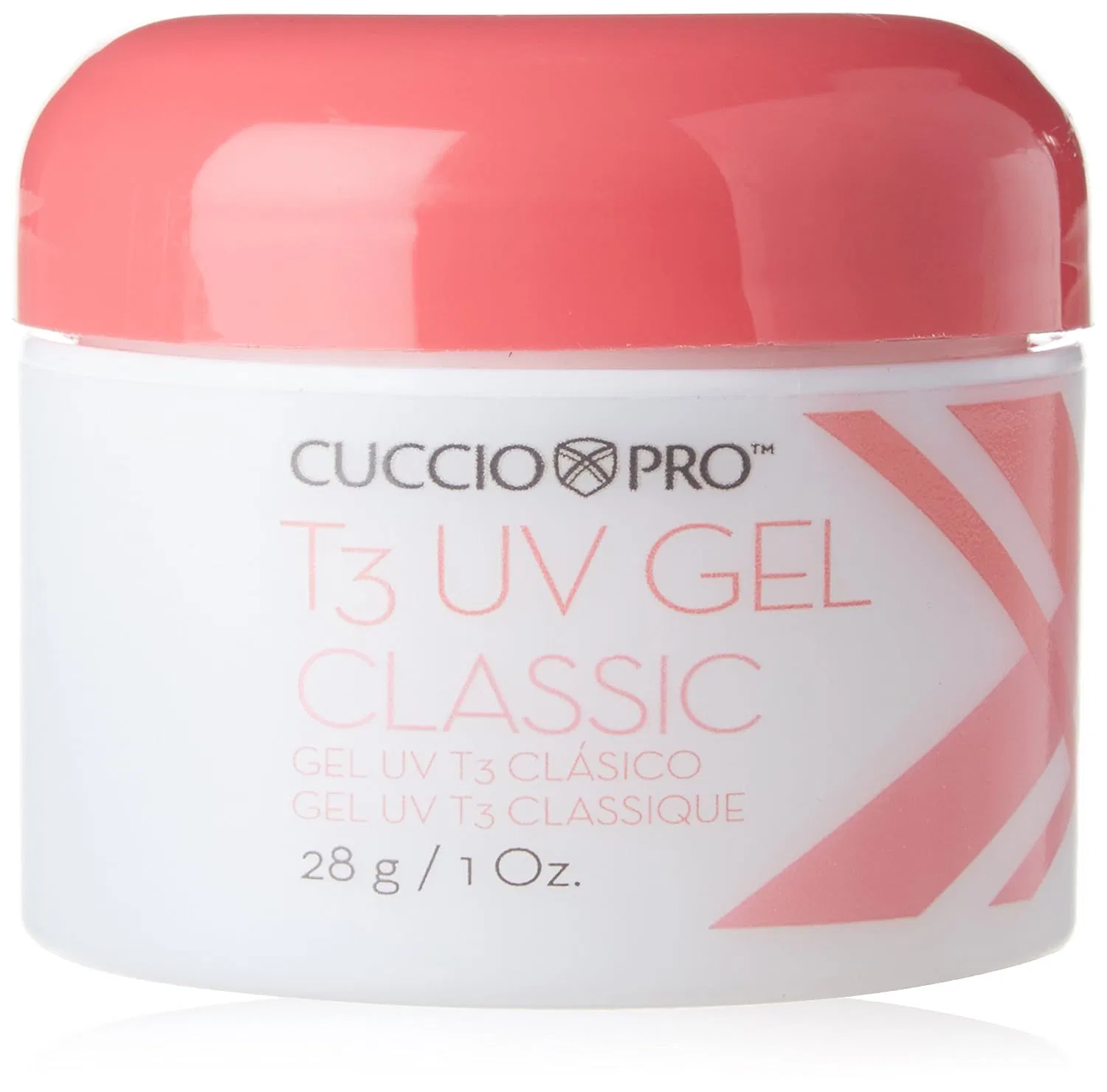Прозрачный УФ-гель «T3» для ногтей от Cuccio Pro, 28 г Cuccio, White