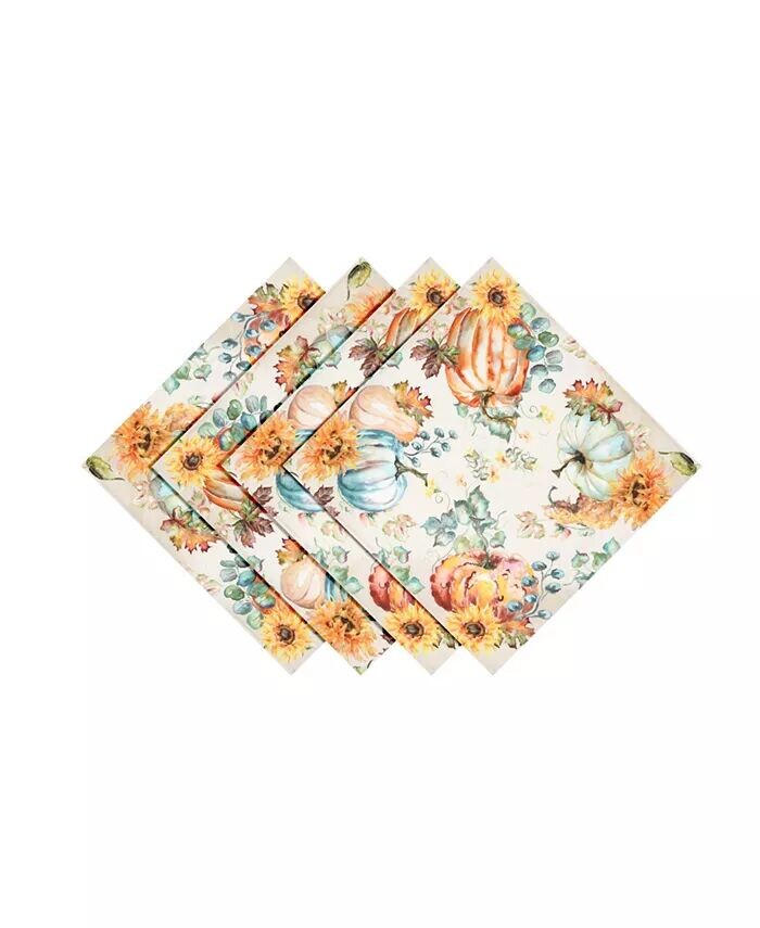 

Набор Harvest Sun из 4 салфеток, 20 x 20 дюймов Laural Home, бежевый