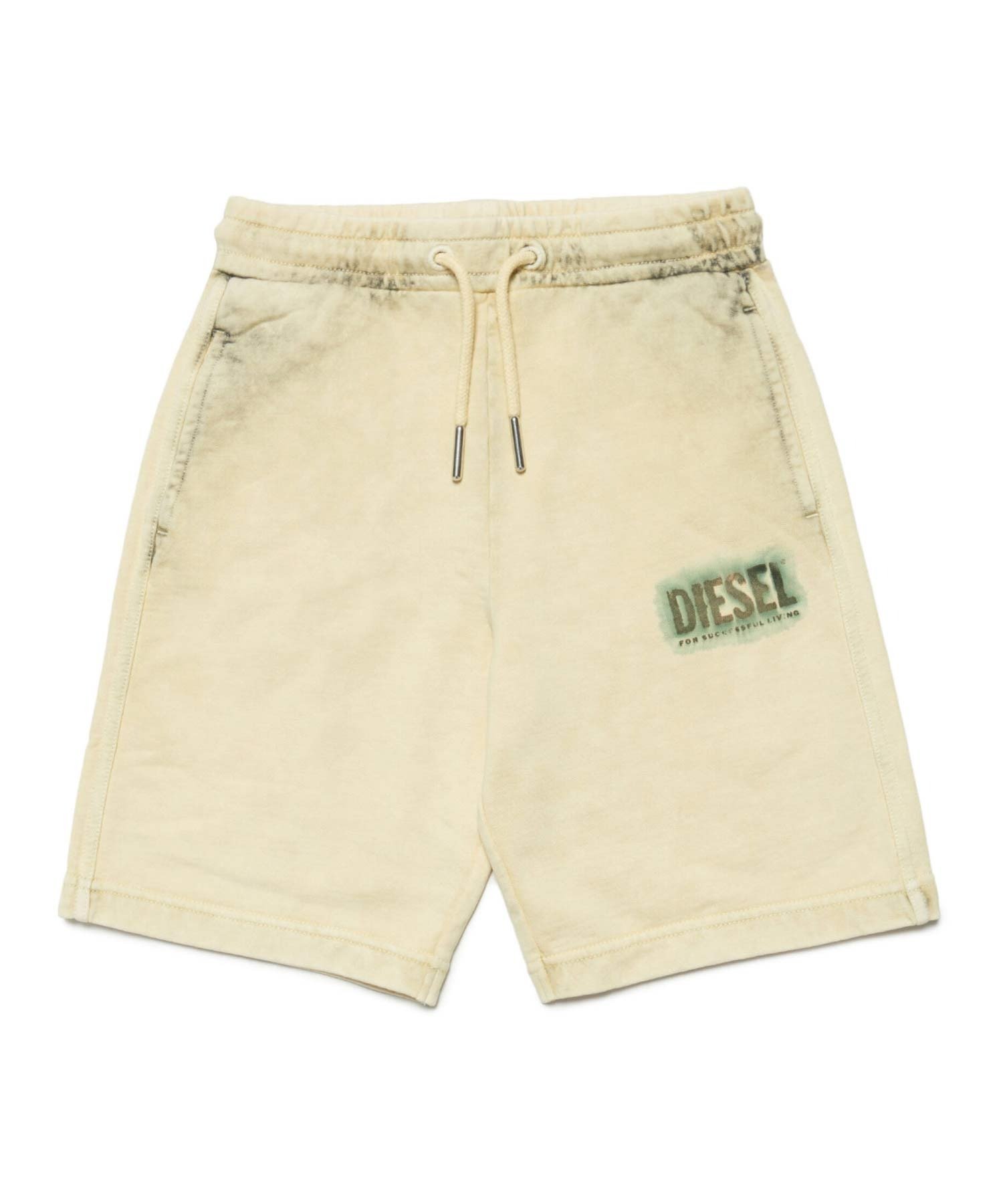 Спортивные шорты DIESEL с логотипом One-Point Brand, Light yellow