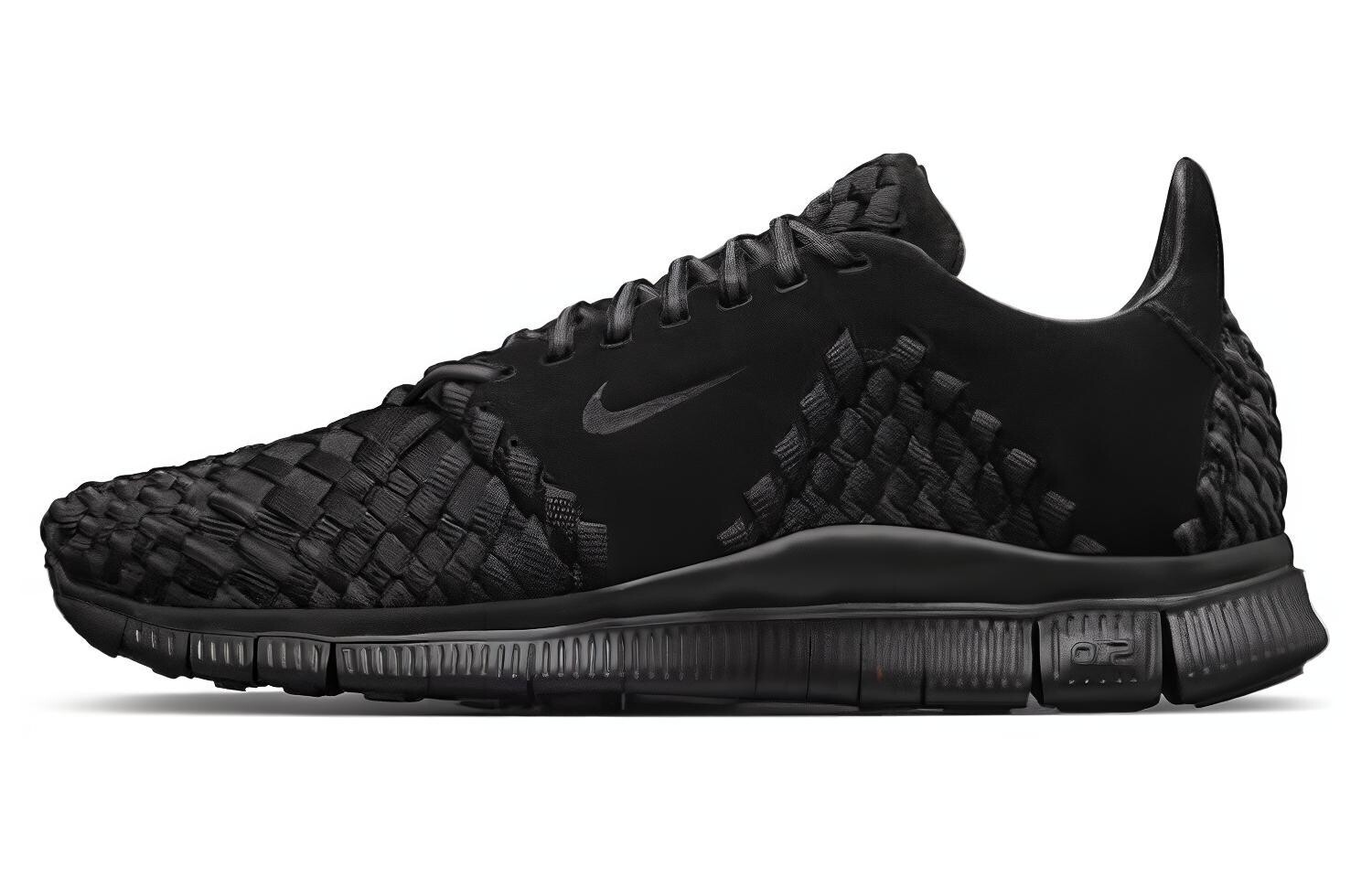 

Кроссовки Nike Free Inneva Woven 2 Triple Black Suede, черный