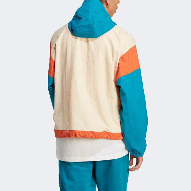 Ветровка adidas originals Adventure Premium Windbreaker 'Sand Strata' HR4219, бежевый — фото 3