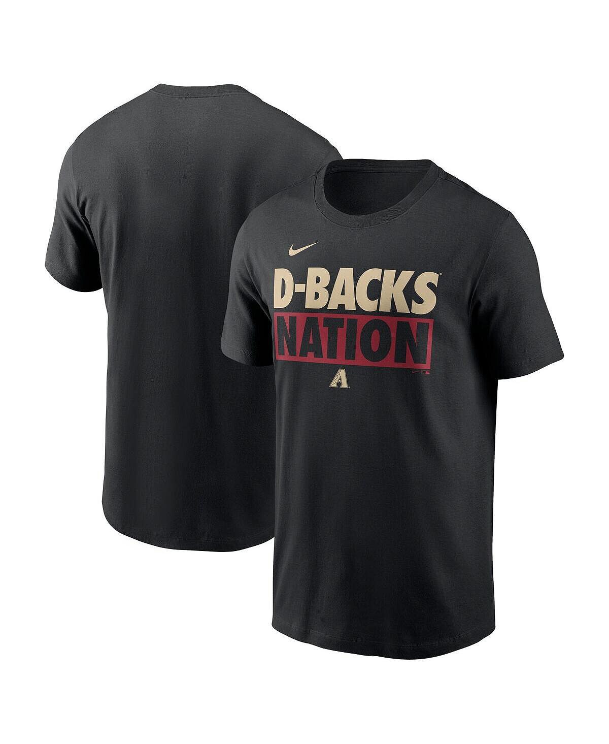 

Мужская черная футболка Arizona Diamondbacks Rally Rule Nike, Черный, Мужская черная футболка Arizona Diamondbacks Rally Rule Nike
