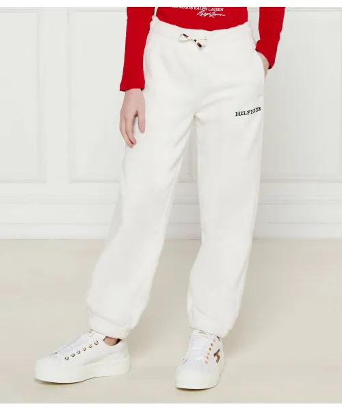 

Флисовые спортивные брюки Tommy Hilfiger, бежевый