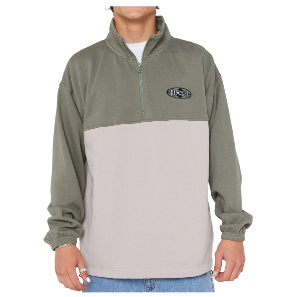 

Свитер Heritage Oval с застежкой-молнией 1/4 Rip Curl, зеленый