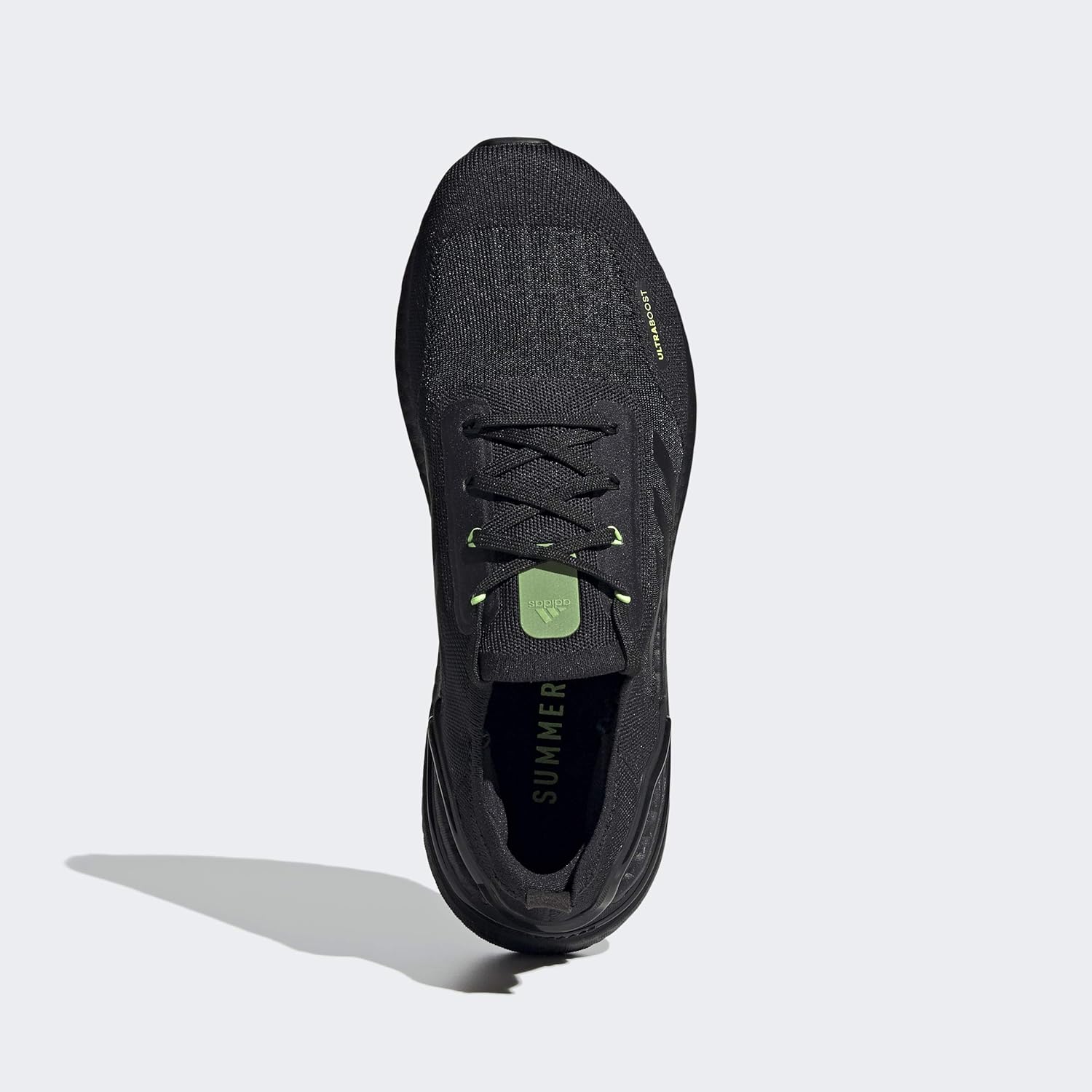 Кроссовки Adidas Унисекс-взрослые Ultraboost Summer.rdy, черный/зеленый — фото 4