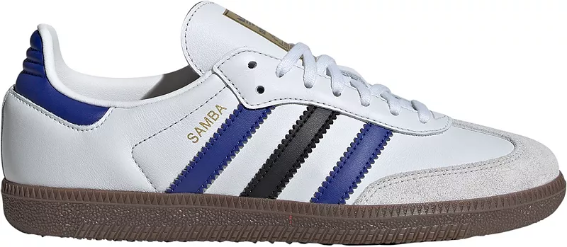 

Детские кроссовки Samba OG для начальной школы Adidas, черный/синий/белый