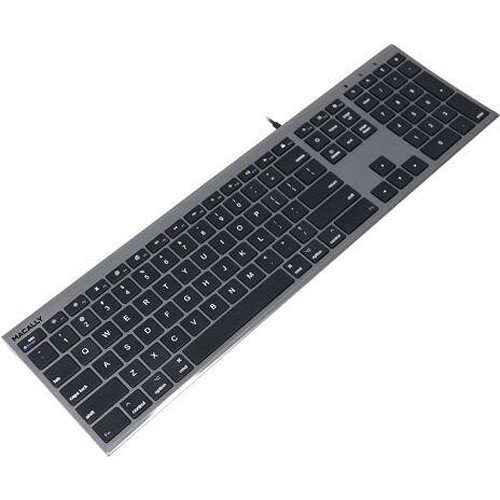

Проводная клавиатура Macally USB Type-C для Mac (серый космос)