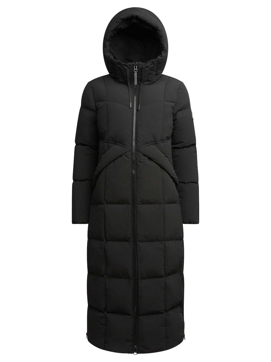 

Куртка для активного отдыха JACK1T черный Star Extra Long Puffer Matt, черный