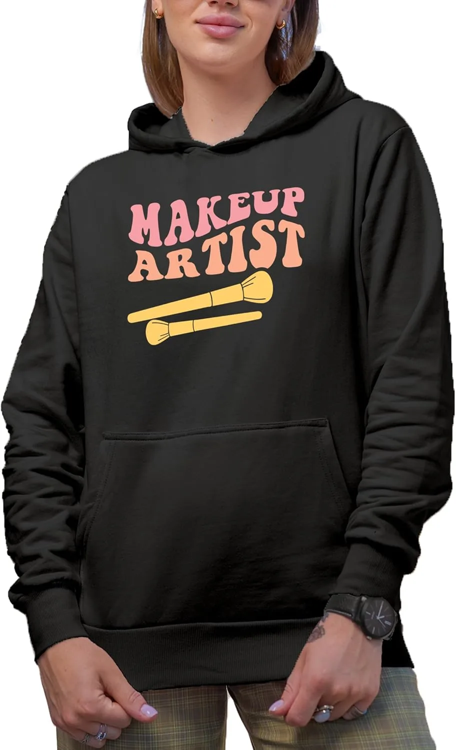 

Новинка: худи для визажиста с кистями для пудры Make Your Mark Design