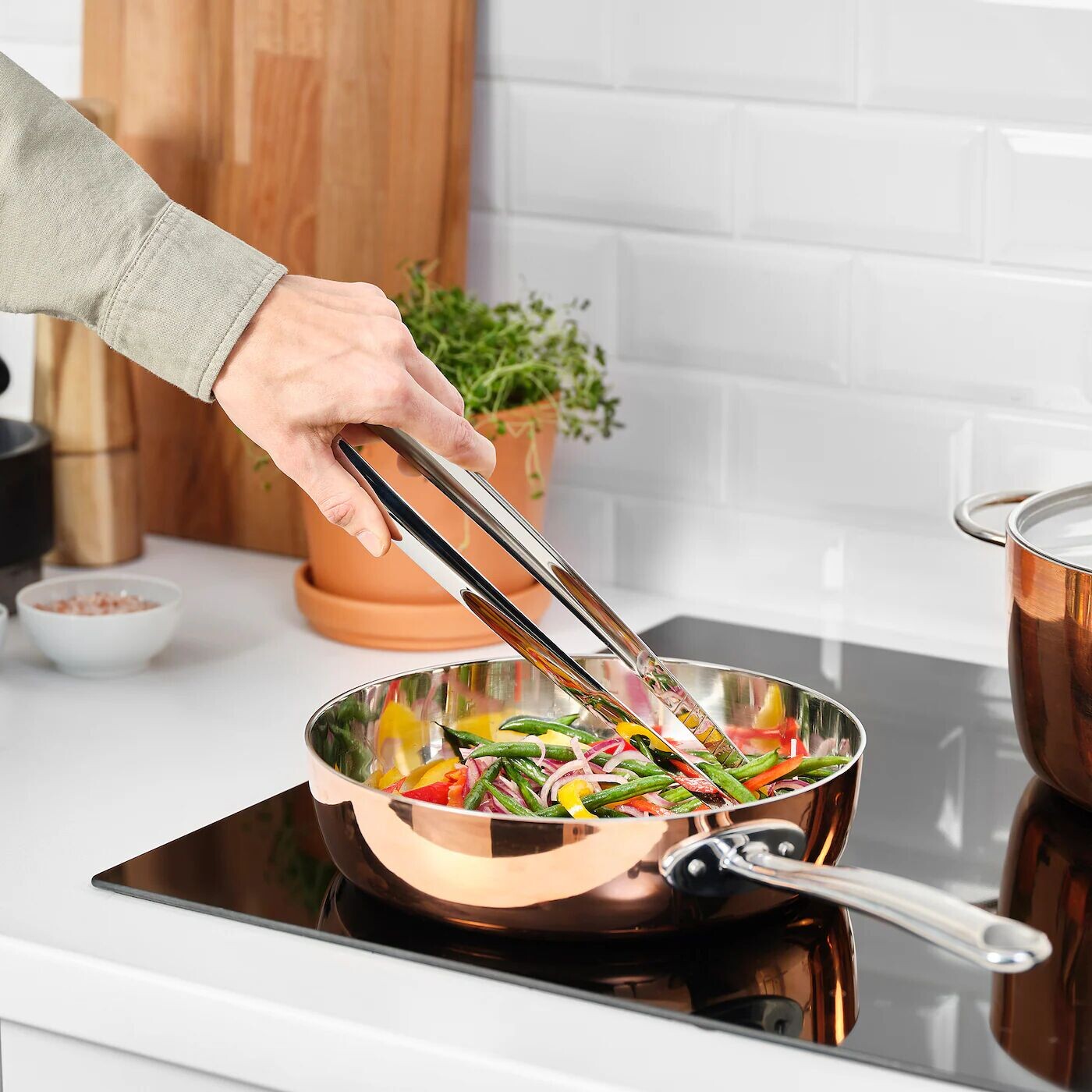 Щипцы для мяса, нержавеющая сталь, 32 см, FINMAT IKEA — фото 4