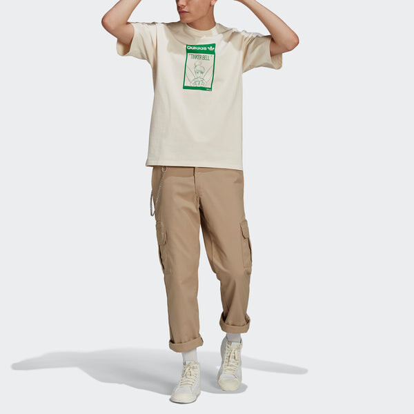 Футболка adidas originals x Disney Tinker Bell Printed Unisex Creamy-white, цвет creamy — фото 2