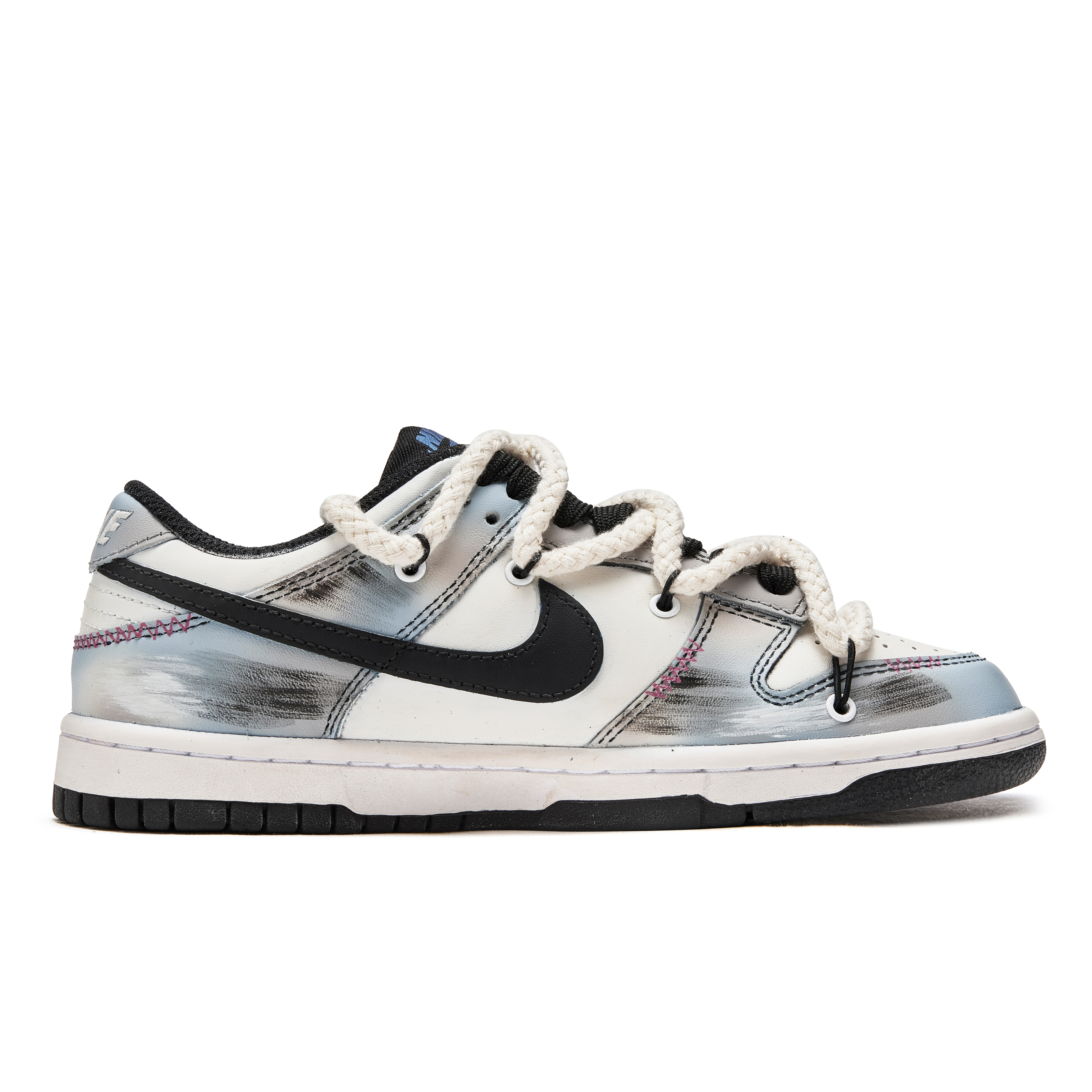 

Кроссовки Nike Dunk Skateboarding Shoes Unisex Low-top Blue/gray, синий/серый