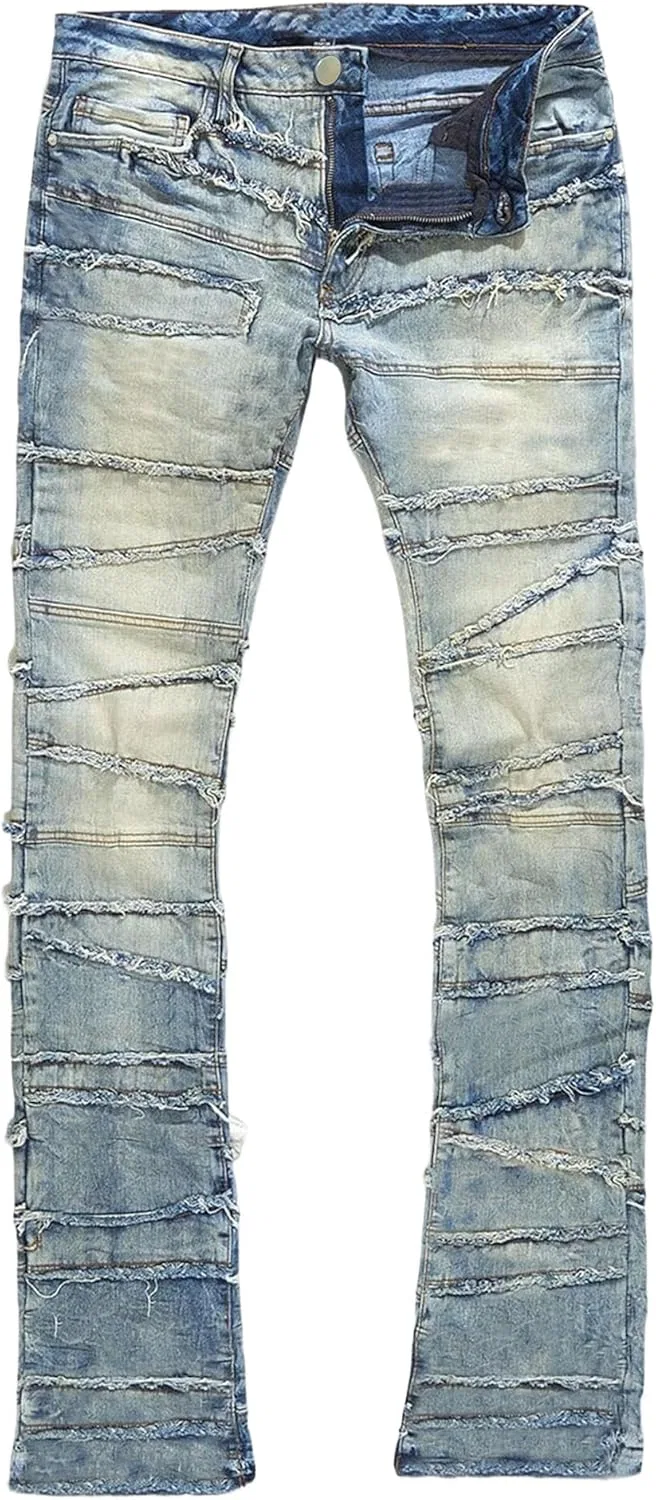 Джинсы стрейч, Hip Hop, Blue 1 — фото 4