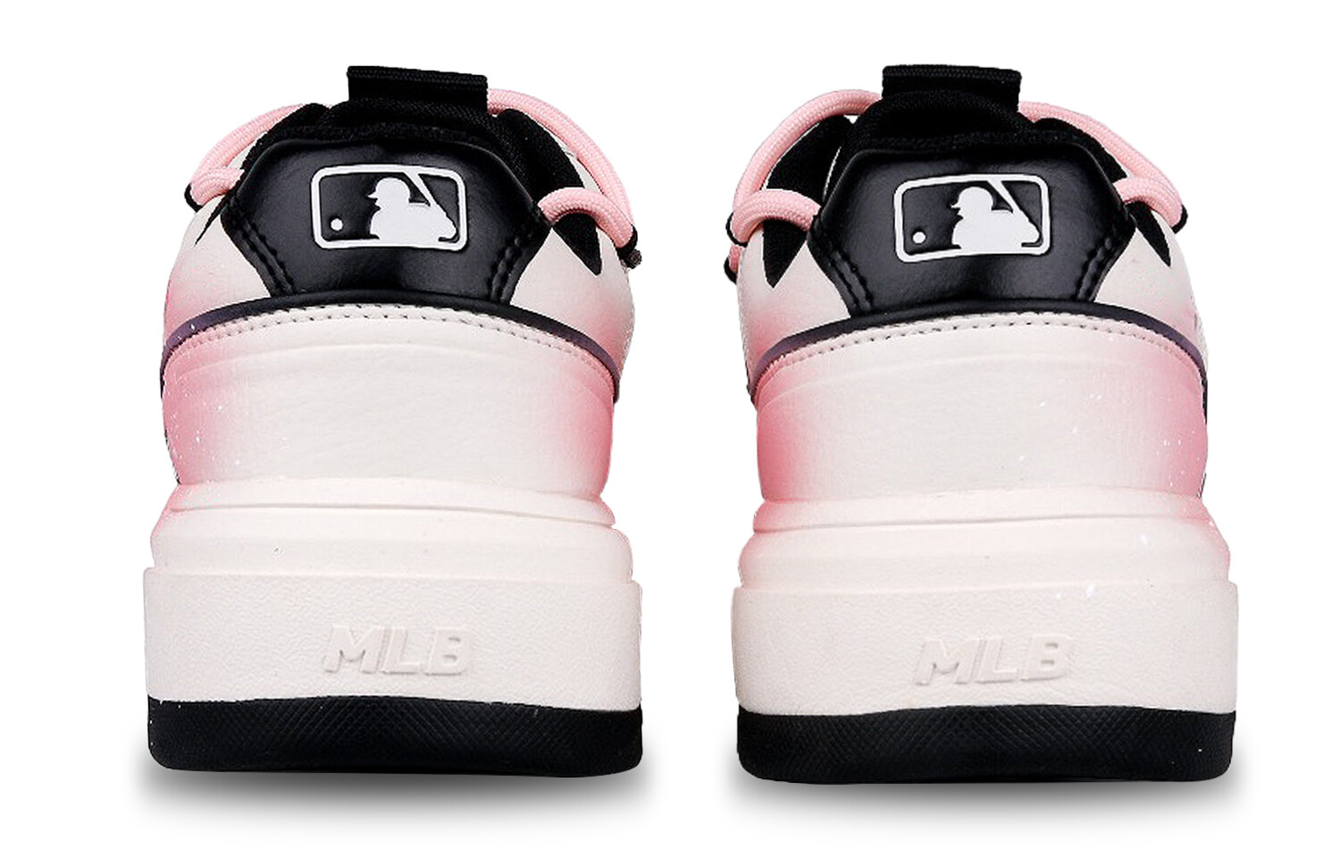 Кроссовки MLB Chunky Liner Skateboarding Shoes Unisex Low-top Pink/white, белый — фото 4