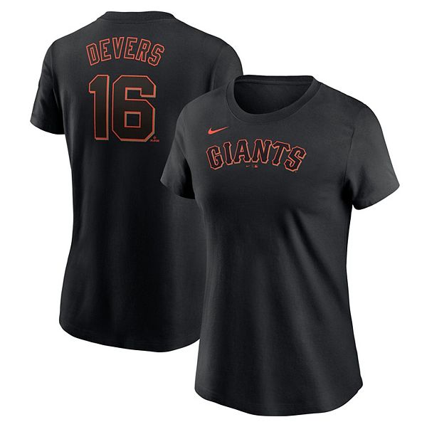 

Футболка Rafael Devers San Francisco Giants черная с именем и номером Nike, Черный, Футболка Rafael Devers San Francisco Giants черная с именем и номером Nike