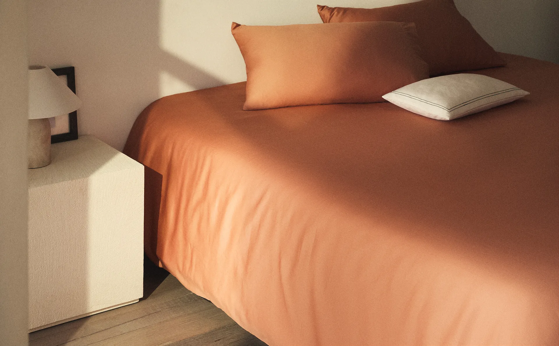 

(300 нитей) пододеяльник из сатина Zara Home, белый