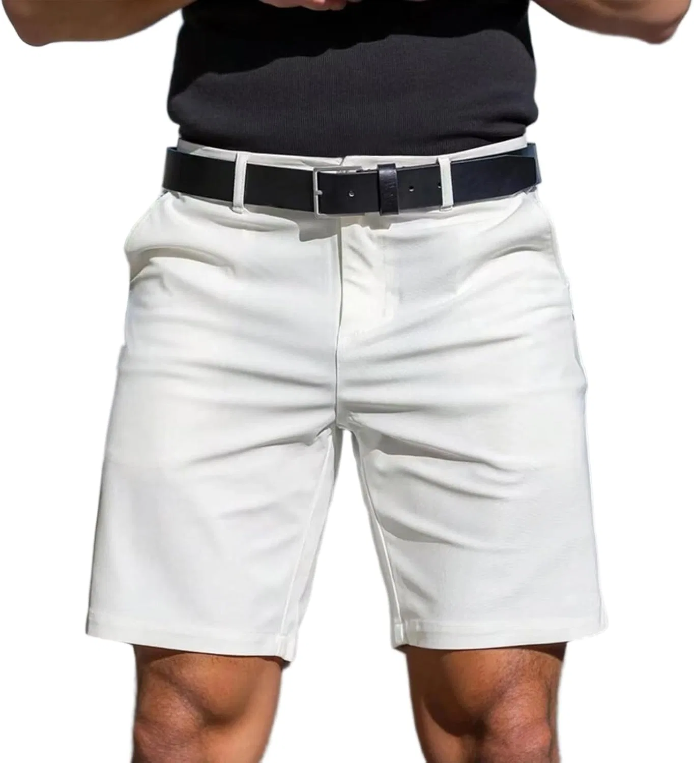 Шорты для бега и гольфа, с завязками, Generic, L007-white