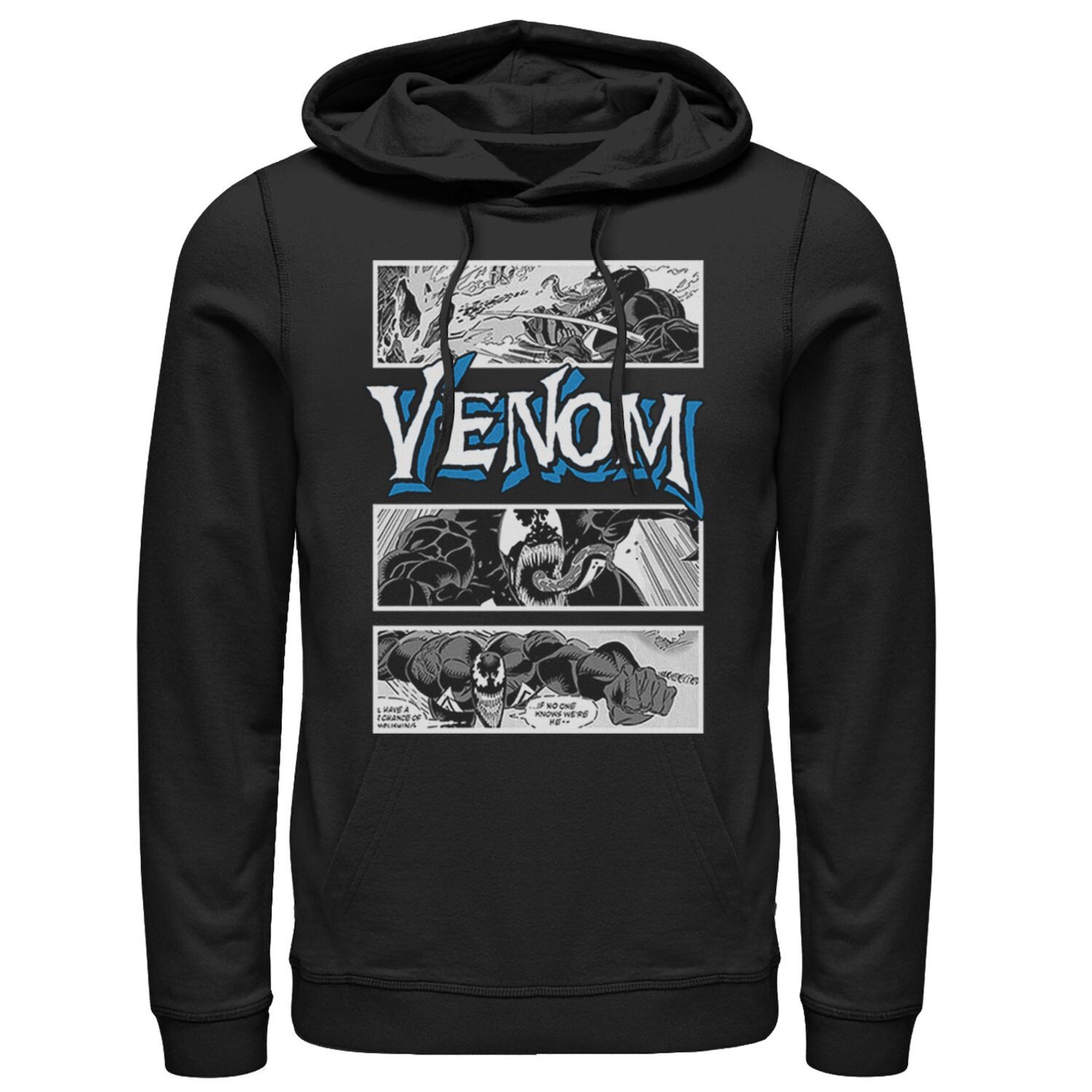 

Мужская толстовка с капюшоном и вставкой из комиксов Venom Marvel