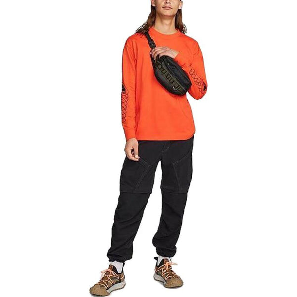 Футболка Nike ACG Long Sleeve Lungs T-Shirt 'Picante Red', красный — фото 2