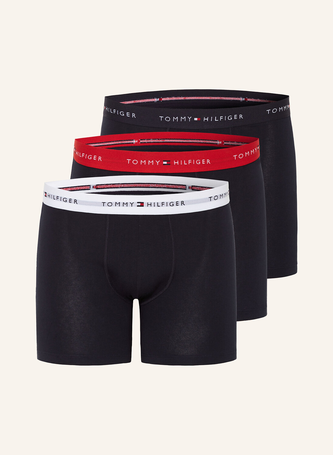 

Комплект из 3 боксеров TOMMY HILFIGER, цвет ROT/SCHWARZ/WEISS