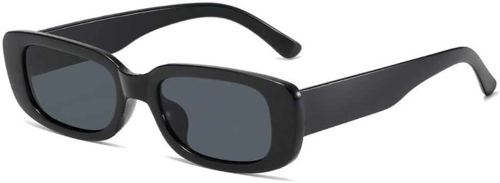 

Винтажные черные квадратные солнцезащитные очки для женщин, роскошные маленькие прямоугольные солнцезащитные очки для женщин, градиентные, с прозрачным зеркалом GHVWYX, Black