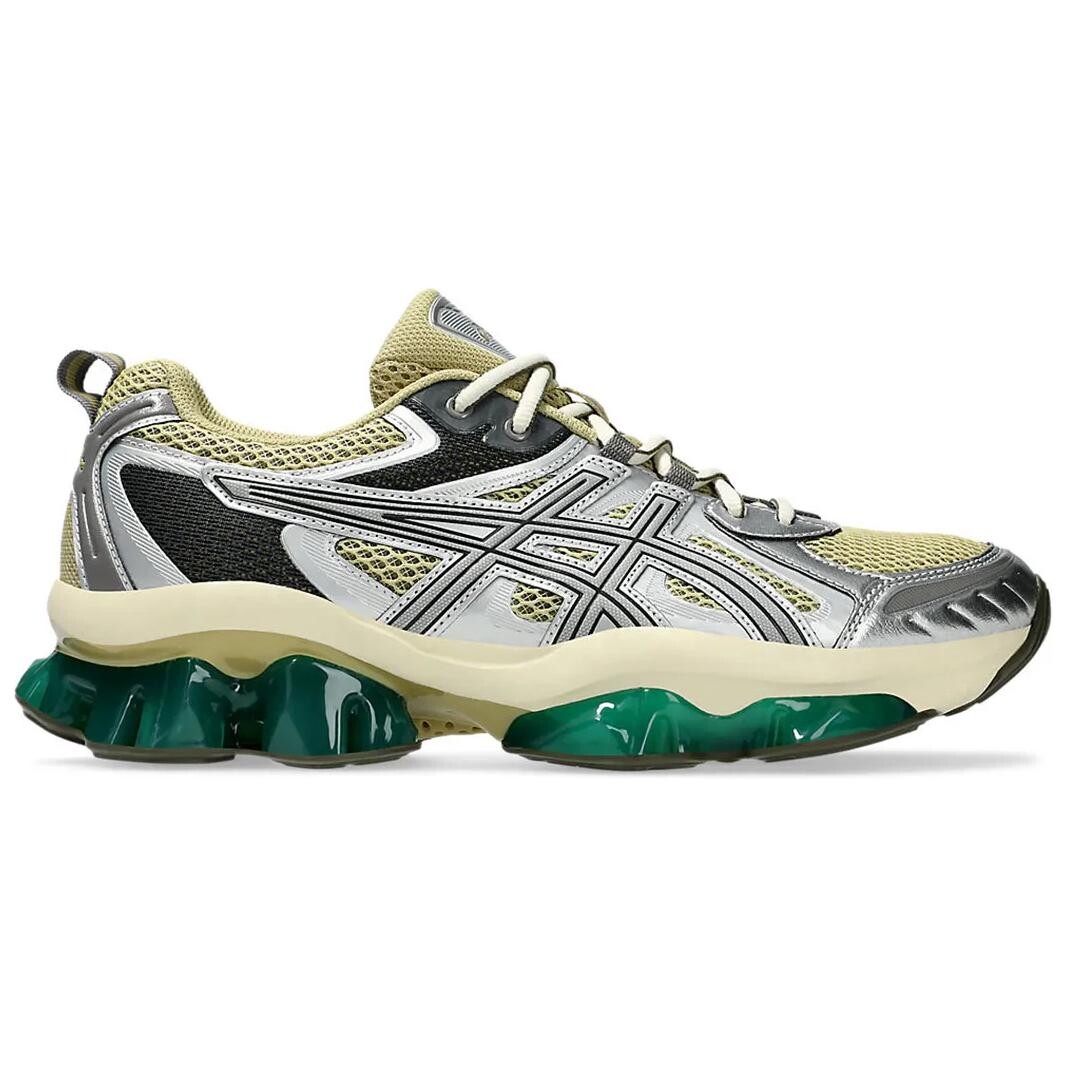 Кроссовки GEL-Quantum Kinetic унисекс с низким верхом, серебристо-зеленые Asics — фото 2