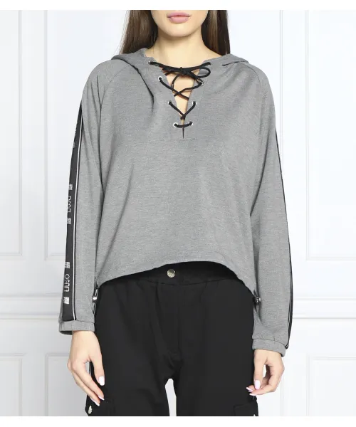 

Толстовка Cropped fit Liu Jo Sport, серый