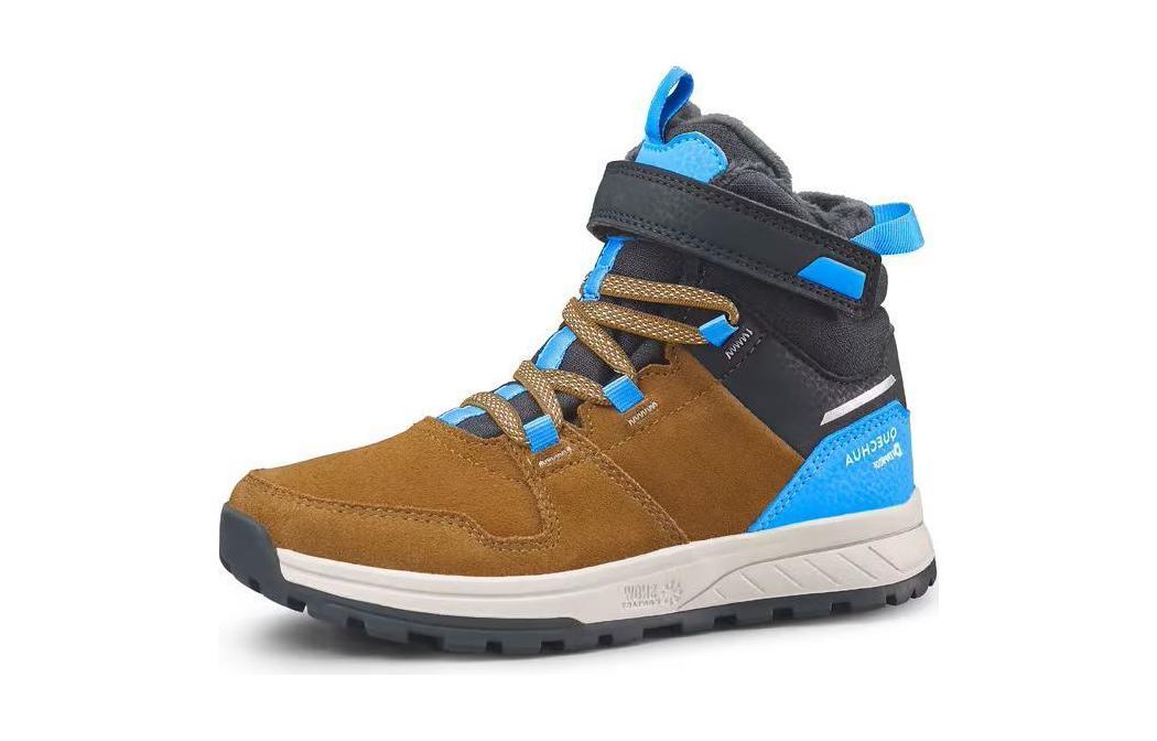 

DECATHLON Детские кроссовки SH500 с нескользящей подошвой, водонепроницаемые, термобелье, кофейно-коричневые