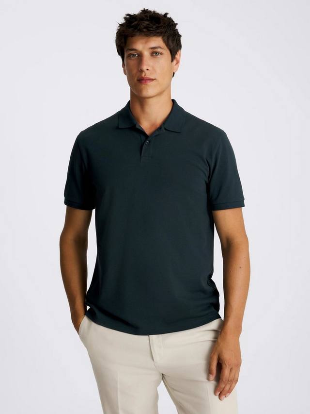 

Пике короткий рукав поло Moss, Dark Teal