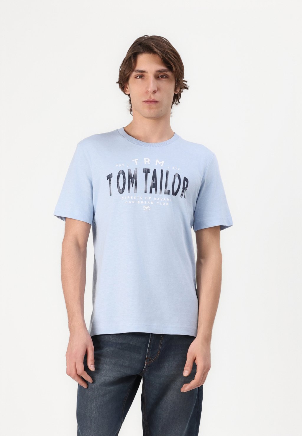 

Футболка с принтом SLUB TOM TAILOR, синий