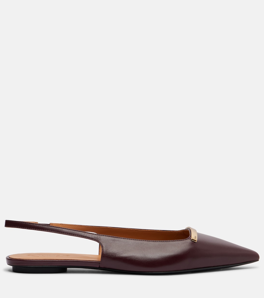 Барретта кожаные туфли-лодочки на ремешке Tod's, Kraft Chiaro — фото 4